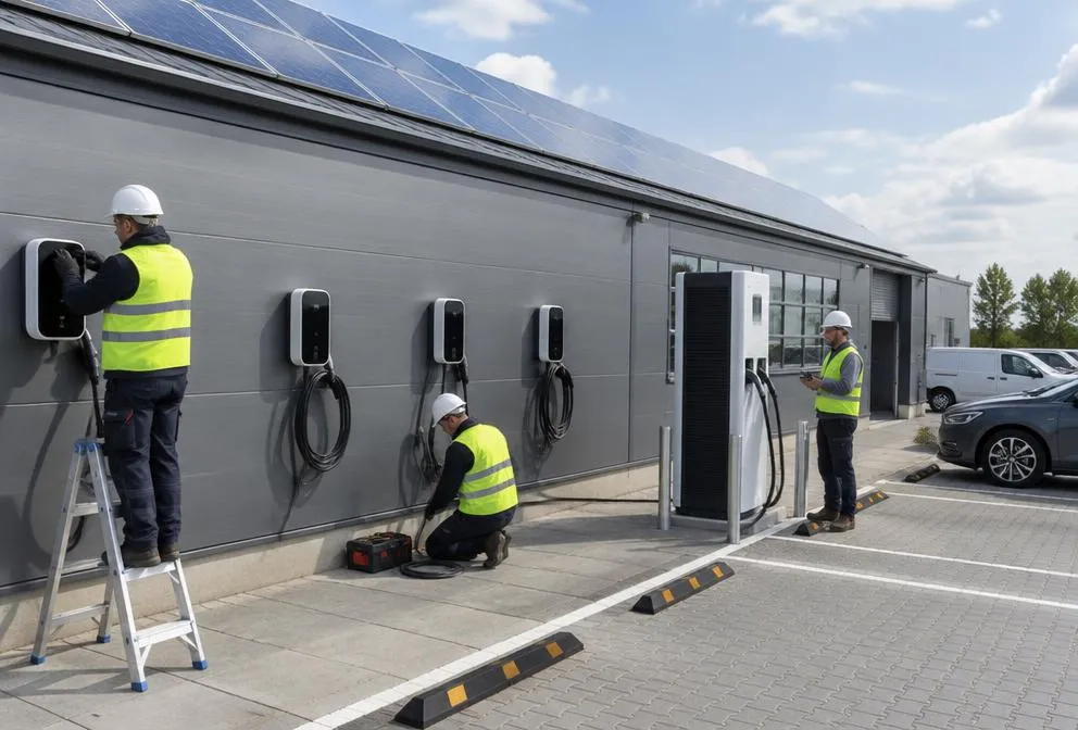 Ilustračný obrázok služby: Nabíjacie stanice pre elektromobily